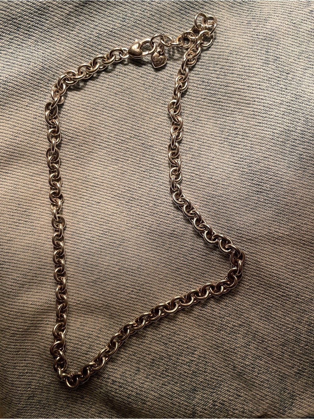 Brighton Silver-Tone Round Link Necklace
